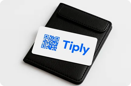 Визитка в счётнице